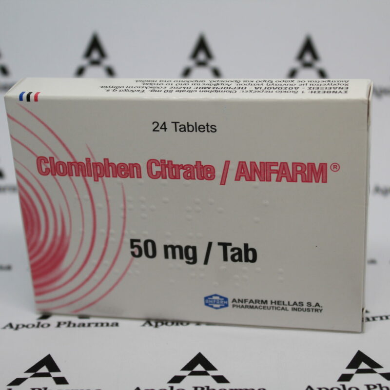 Citrato de Clomifeno 50mg Anfarm (Farmácia Grega)
