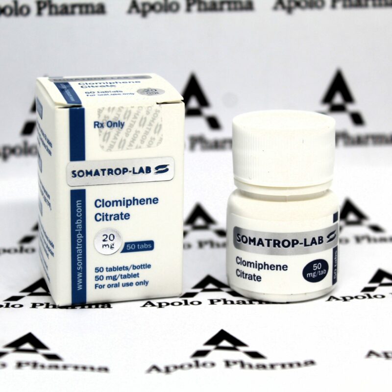 Citrato de Clomifeno 50mg Somatrop Lab