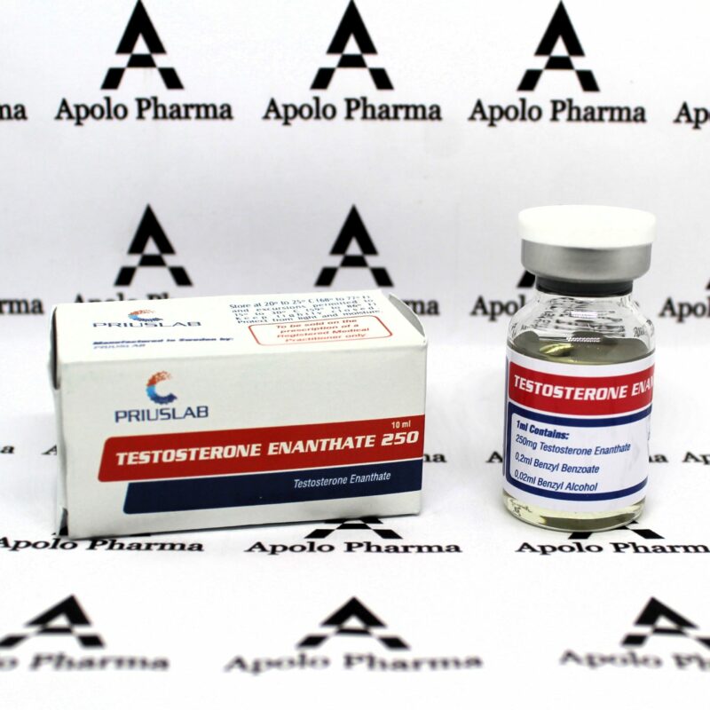 Enantato de Testosterona 250mg/ml Prius Labs