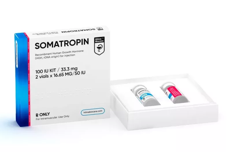 HGH Hormona de Crescimento 100ui (2 vial) Hilma Biocare